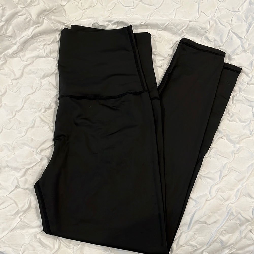 Black maternity leggings